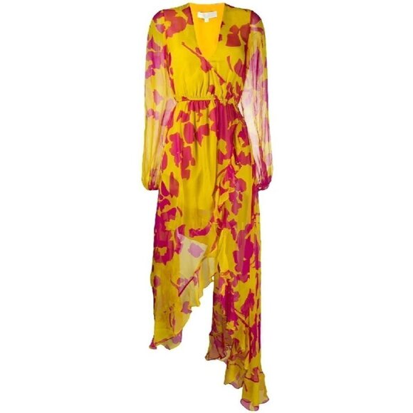 Caroline Constas Liv Maxi Dress in Yellow XSmall Womens Long Gown - Picture 9 of 15